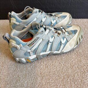 Merrell Continuum Waterpro Women's Hiking Shoes Size 8.5 Blue White